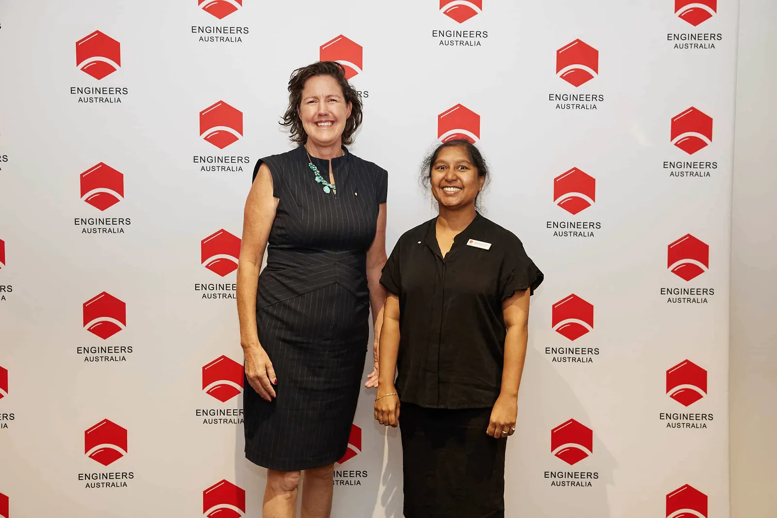 Rana Everett and Karla at the Engineers Australia chartership presentation